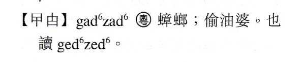 《廣州話普通話詞典》（劉扳盛編著，香港﹕商務印書館，2008，頁111）